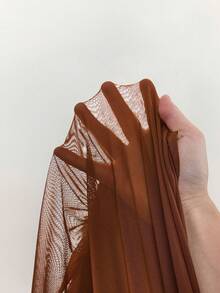 Amplova Women's Sexy Leopard Print Patchwork Ruffle Backless Midi Dress, Vacation Style - Brown - View 12