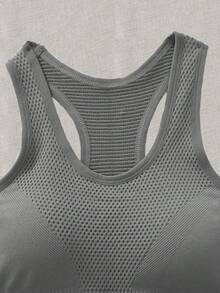 SHEIN Velisys 无缝舒适运动文胸 - 彩色 - 查看 4