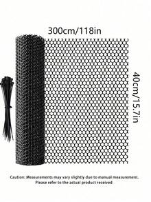 Animal Protective Fencing, Ideal For Cats, Dogs, Home Balcony Nets, Poultry Barriers And Gardening - Plastic Chicken Wire Netting - Multipurpose Plastic Fence And Net [Comes With 1 Pack Of Zip Ties] - Multicolor - View 11