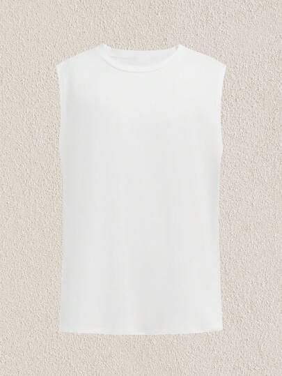 Mercer Haus 2025 新款男士休闲圆领无袖宽松时尚街头嘻哈背心