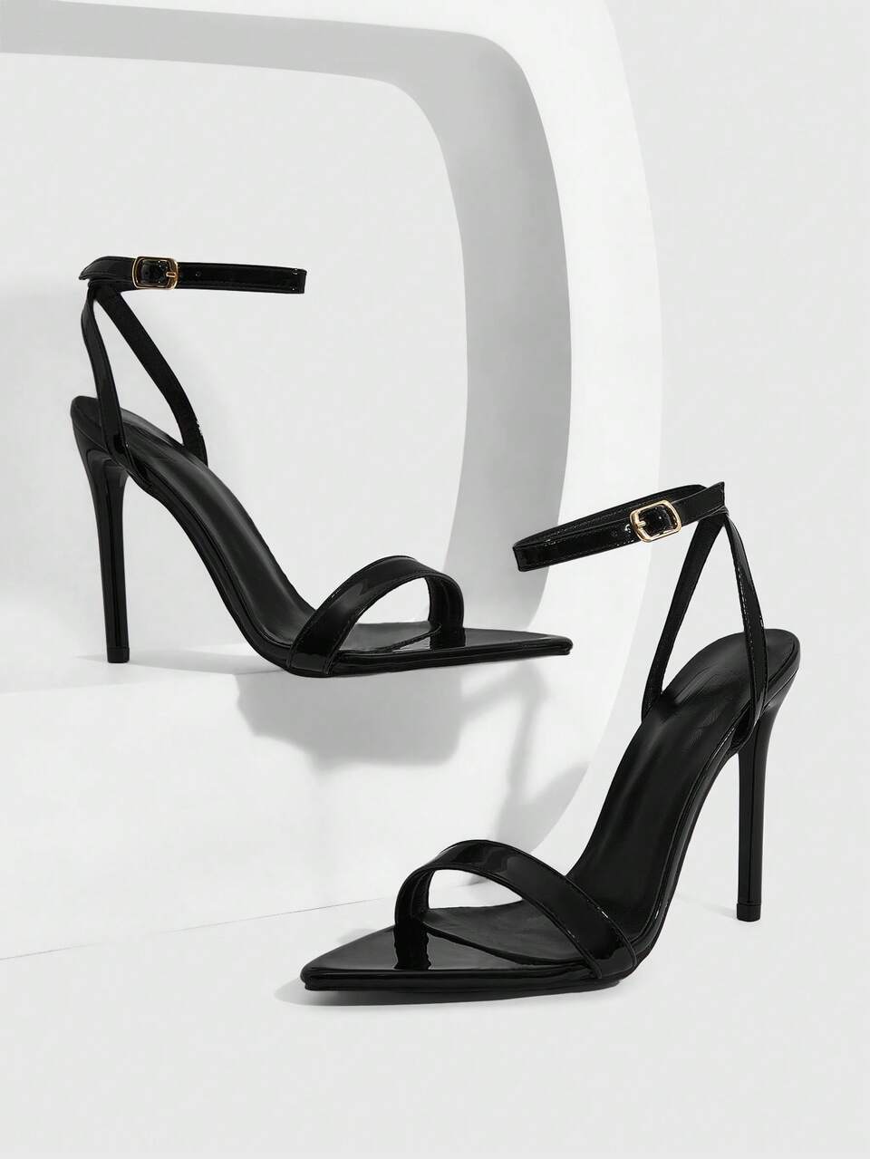 CUCCOO SZL Women's Fashion Sexy Pointed Toe High Heel Sandals Prom Heels Summer Shoes
