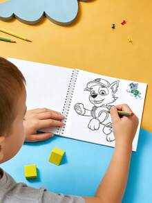 SHEIN | PAW Patrol 20-Page Graffiti Coloring Book, Hand-Drawn Creative Coloring Book, Marker Graffiti Enlightenment Coloring Book - multicolor - View 2
