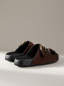 Solecia Women Flats - Brown - View 4