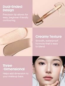 SHEGLAM Fine Line 2-In-1 Nose Contour & Highlight Pen 05 Soft Tan - Soft Tan - View 3