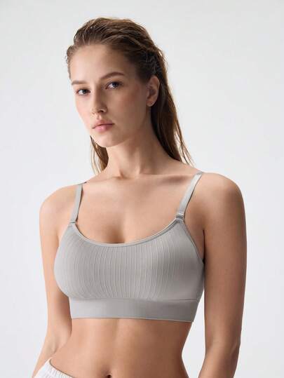 SHEIN 女士无缝舒适深 U 型露背文胸无线