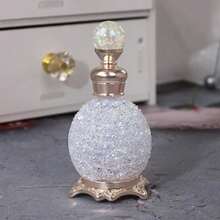 1 Chai tinh dầu 15ml, Chai tinh dầu cao cấp, Chai pha lê, Chai tinh dầu nhỏ có thể tái sử dụng, Chai đựng tinh dầu du lịch kèm ống nhỏ giọt thủy tinh, Chai kiểu Dubai cổ điển, Quà tặng Ngày của Mẹ, Quà tặng cho phụ nữ, Quà tặng Ngày Valentine, Du lịch, Ngày Valentine, Dùng trang trí phòng khách, phòng ngủ, salon làm đẹp (Không kèm nước hoa, chỉ có chai rỗng) Quà tặng sinh nhật, tốt nghiệp - Chai mài thủy tinh - Xem 20