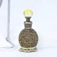 1 Chai tinh dầu 15ml, Chai tinh dầu cao cấp, Chai pha lê, Chai tinh dầu nhỏ có thể tái sử dụng, Chai đựng tinh dầu du lịch kèm ống nhỏ giọt thủy tinh, Chai kiểu Dubai cổ điển, Quà tặng Ngày của Mẹ, Quà tặng cho phụ nữ, Quà tặng Ngày Valentine, Du lịch, Ngày Valentine, Dùng trang trí phòng khách, phòng ngủ, salon làm đẹp (Không kèm nước hoa, chỉ có chai rỗng) Quà tặng sinh nhật, tốt nghiệp - Chai mài thủy tinh - Xem 16