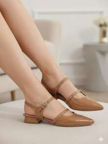 Balerina punta fina - Camel - Ver 5