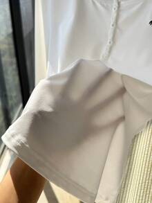 Comfortcana 2025新款秋冬加大码女式休闲刺绣纽扣上衣和条纹裤两件套，白色沙滩装，适合秋季、感恩节、新年等场合，女装 - 鵝黃色 - 查看 11