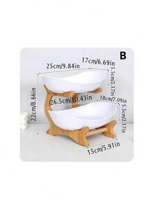 Multi-Layer Bamboo Fruit & Snack Tray, Creative Fruit Basket Holder For Home Christmas Gift - Multicolor - View 15