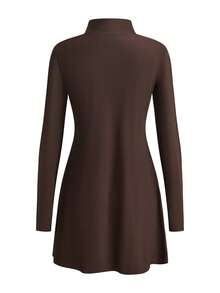 Innovista Women's Summer Letter Print Zipper Half-Zip Side Slit Long Sleeve Thumb Hole Sun Protection Jacket - Black - View 2