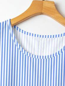 EMERY ROSE 两件套时尚无袖吊带背心和长裤套装，休闲时尚日常穿搭，春夏度假装，女士两件套，吊带背心和长裤 - 彩色 - 查看 3