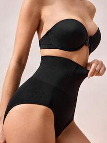 Quần lót định hình eo cao Quần lót định hình bụng liền mạch Quần lót định hình eo Quần lót định hình eo thon gọn Quần lót nâng mông hông bụng phẳng cho nữ Quần lót định hình eo - màu đen - Xem 6