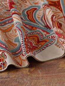 Franclia Quần nữ dệt in họa tiết, cạp cao, dáng rộng, ống suông, kiểu dáng thường ngày. - Nhiều màu - Xem 5