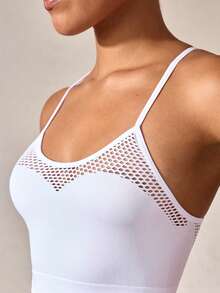 1 pieza Sujetador diario sin costuras y sin espalda para mujer, ropa interior y sujetador transpirable y de secado rápido para damas - Blanco - Ver 10