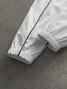 PAVTROS Chaqueta casual y versátil para hombres, primavera/otoño - Blanco - Ver 8