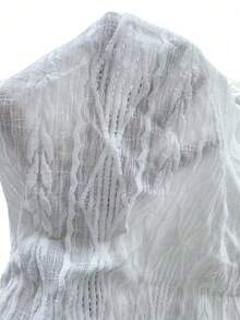 EMERY ROSE Camiseta de tirantes y top sin mangas con estampado de rombos jacquard de talla grande para mujer, con ribete de estampado de leopardo - Multicolor - Ver 4