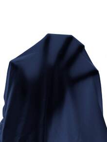 GalTyme Navy Blue Plus Size Ruffle Bandeau Top For Women - Navy Blue - View 7