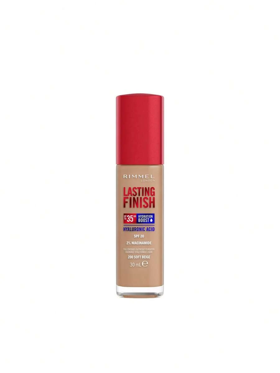 Rimmel Lasting Finish 35 Hour Foundation 200 Soft Beige 30 Ml - 200 Soft Beige - View 1