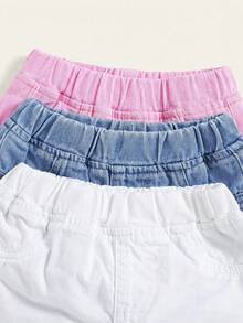 Cozy Pixies 3PCS Baby Girls Denim - Multicolor - View 3