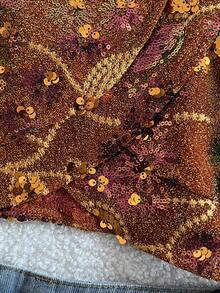 Resyla Áo quây đính sequin thời trang dành cho nữ mùa hè - trái cam - Xem 6