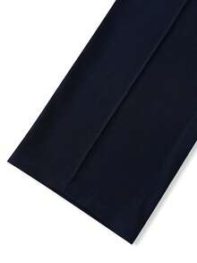 GlowEve 海军蓝条纹翻领不对称腰身长裤优雅两件套女装 - 藏蓝色 - 查看 3