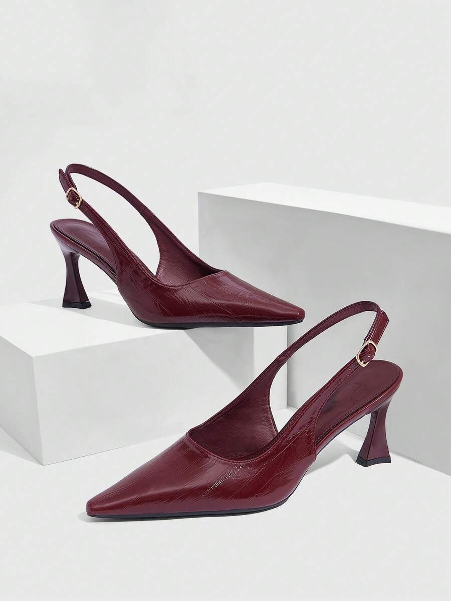 CUCCOO SZL Women Pumps - Burgundy - View 1
