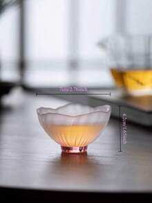 1个粉色樱花玻璃茶杯 - 哑光保温日式饮水器皿，专为女性设计，可重复使用，可用洗碗机清洗 - 彩色 - 查看 2