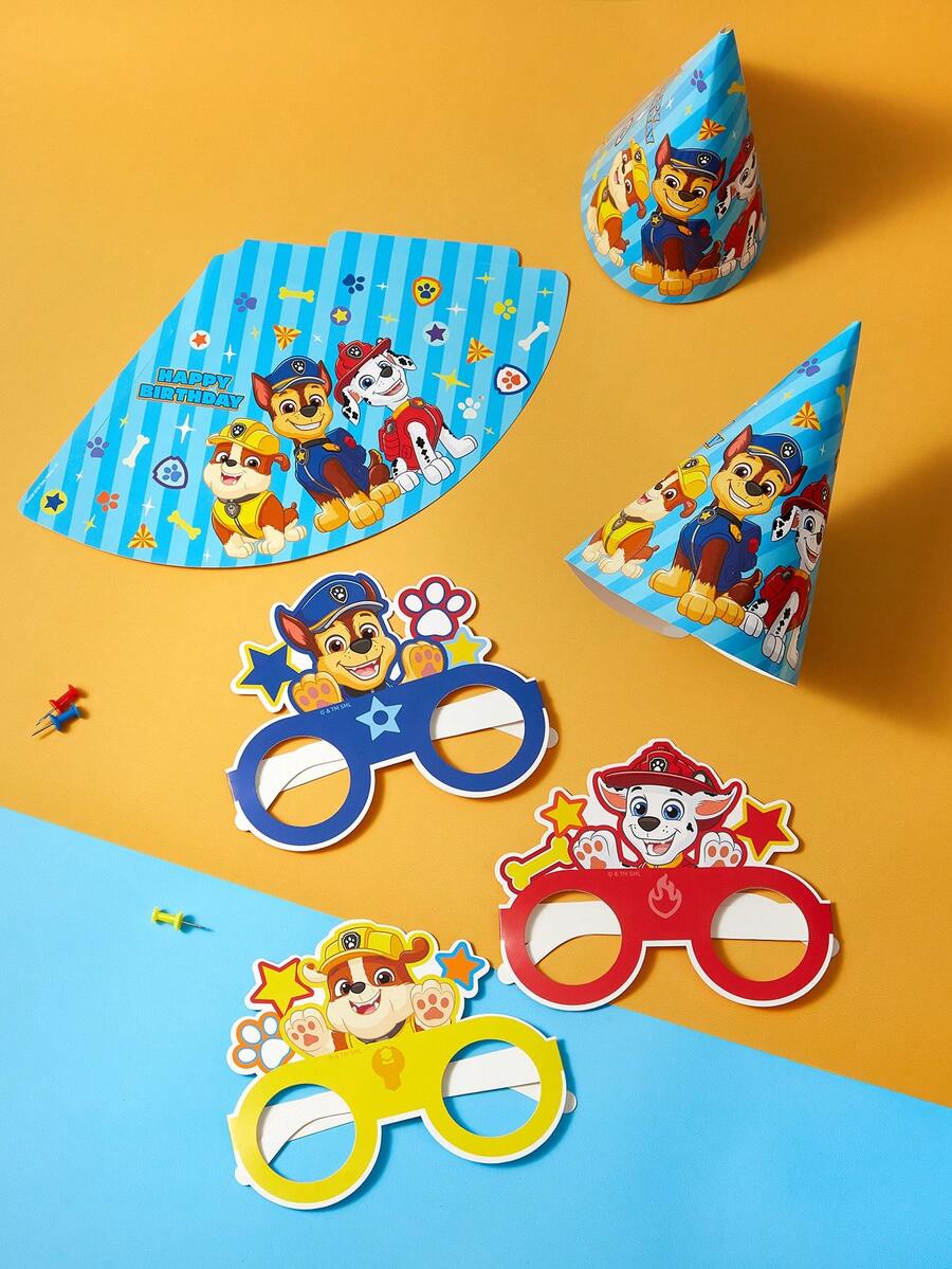 GARFIELD | SHEIN Party Hat And Paper Glasses - Multicolor - View 1