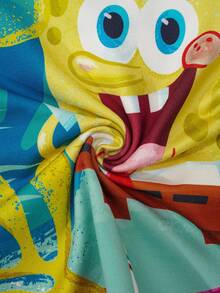 SpongeBob SquarePants | SHEIN 两件套休闲风少女舒适吊带背心和裤子家居服 - 彩色 - 查看 6