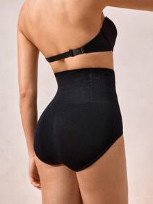 Quần lót định hình eo cao Quần lót định hình bụng liền mạch Quần lót định hình eo Quần lót định hình eo thon gọn Quần lót nâng mông hông bụng phẳng cho nữ Quần lót định hình eo - màu đen - Xem 2