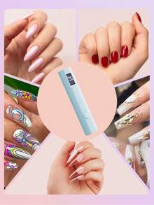 Teckwe Đèn sấy móng tay cầm tay di động, đèn sấy móng tay UV/LED cho mọi loại sơn gel, dụng cụ làm móng nghệ thuật, đèn sấy móng nhanh có thể sạc lại, bộ 3 trong 1 bao gồm giá đỡ, đèn sấy móng và cáp dữ liệu, thích hợp cho tiệc Halloween. - Nhiều màu - Xem 4