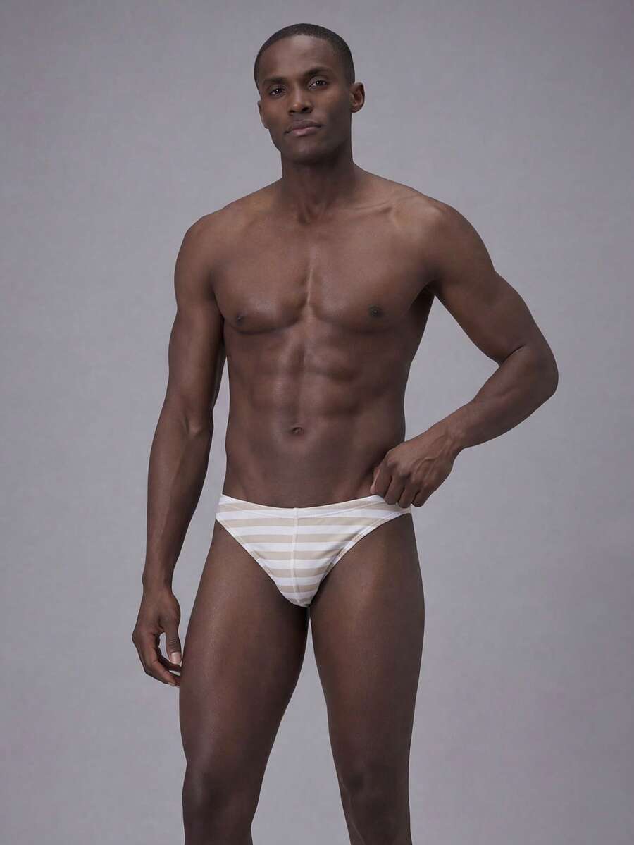 Manfinity KASUA Đồ bơi thong thoải mái kẻ sọc dành cho nam - Nhiều màu - Xem 1