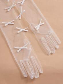 Crystal Vow 性感蕾丝边拼接女士睡裙 - 彩色 - 查看 9