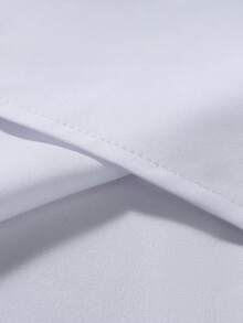 Manfinity Mode Camisa de manga corta casual y de negocios para hombres en color blanco - Blanco - Ver 6