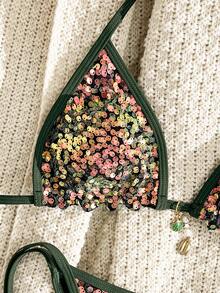 Swim Vcay 2026新款春夏女士两件套泳衣，优雅休闲沙滩度假泳装 - 彩色 - 查看 1