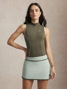 Activina Women's Golf Outfit - Vest, Skirt And Shorts Set - Mint Green - View 3