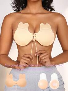 NudeFit Lift Bust Sticker With Drawstring Rabbit Ears, Suitable For Daily Wear - Multicolor - View 1