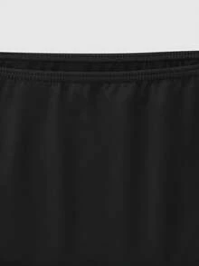 GlowEve 1 Set Black Off-Shoulder Jumpsuit & Beige Shorts, Elegant Women's 2 Pieces Set (Including Belt) - Beige - View 8