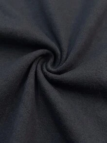 Manfinity Joysei Herr minimalistisk t-shirt med rund hals och kort ärm - Svart - Visa 3