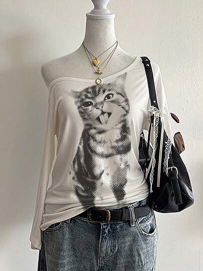 Lalippa Sisters Gift,Simple Fashion,T-Shirt,Leisure Street