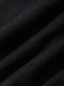 DAZY 性感纯色紧身迷你连衣裙，夏季女士连衣裙 - 黑色 - 查看 8