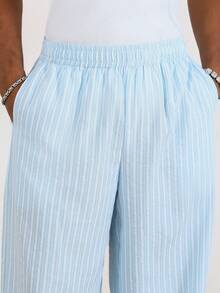 TOKVUE Men's Casual Striped Print Pocket Pants - Multicolor - View 4