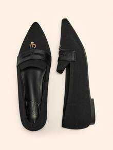 CUCCOO BASICS Women's Fashion Flat Shoes - Black - View 2