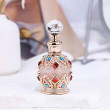 1 Stück 15ml Ätherisches Öl Parfümflasche, hochwertige Aromatherapie Flasche, Kristallflasche, kleine nachfüllbare Aromatherapie Flasche, Reise Ätherisches Öl Spender Flasche mit Glasdropper, Vintage Dubai Stil Flasche, Muttertags Geschenk, Frauen Geschenk, Valentinstag Geschenk, Reise, Valentinstag, für Wohnzimmer, Schlafzimmer, Schönheitssalon Dekoration (Ohne Parfüm, nur leere Flasche) Geschenke Geburtstag Abschluss - Parfüm-Unterabfüllung - Übersicht 23