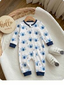 Baju Terusan Rajut Lengan Panjang Motif Kartun Lucu untuk Bayi Perempuan Baru Lahir, Anak-anak - MultiWarna - View 8