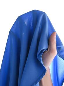 Manfinity Homme 男士纯色简约休闲短袖衬衫 - 水鴨藍 - 查看 5