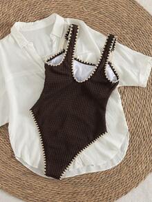 Bonvoyette Bộ bikini hai mảnh in họa tiết Paisley phong cách Bohemian mới của Swim Lushoire, họa tiết Mandala nhiều màu sắc, họa tiết lông công rực rỡ, thiết kế nhiều màu sắc với các tông hồng, xanh dương, trắng và xanh lá cây, quần bikini buộc dây bên hông, áo bikini buộc dây cổ, đồ đi biển nhiều màu sắc rực rỡ, áo ngực có đệm nâng ngực, trang phục đi biển mùa hè, dự tiệc bể bơi, lễ hội âm nhạc, kỳ nghỉ ở đảo nhiệt đới ven biển và phong cách hiện đại. - màu nâu - Xem 6