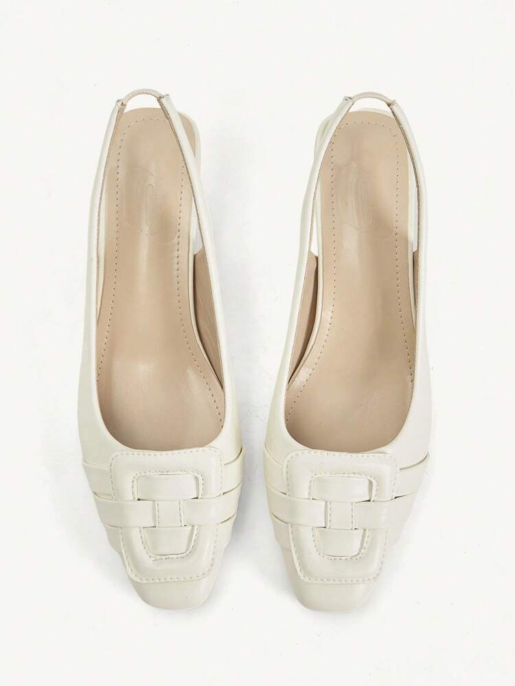 CUCCOO CHICEST Women's Halter Kitten High Heels Low Dress Shoes Splay Heels High Heels Pointed Closed Toes Comfortable Party Office Sandals Summer Shoes Wedding Shoes Bride Shoes