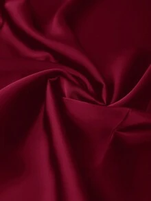 BELROSIE 春季新款不对称金属扣无袖吊带修身鱼尾连衣裙 - 紅木色 - 查看 7
